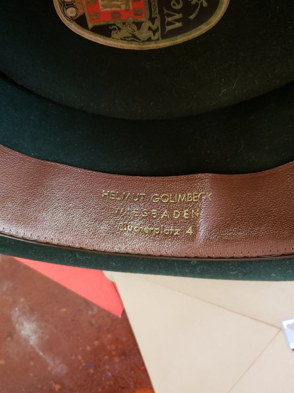 WESTON TYROLEAN VINTAGE HAT WITH BOX - Picture 6 of 10